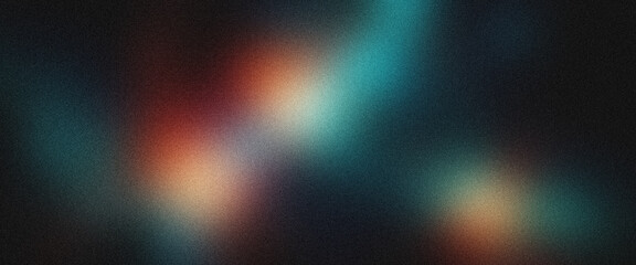 Retro-inspired gradient background with grainy noise textures combining vintage aesthetics with contemporary design
