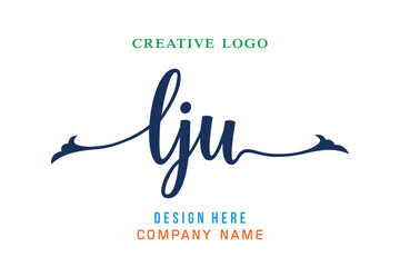 LJU  lettering logo is simple, easy to understand and authoritative
