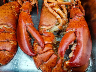 Surf and Turf mit Filetsteak und Hummer