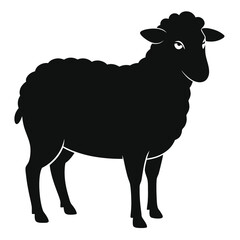 Creative Sheep Vector Illustration Logo Design Concept