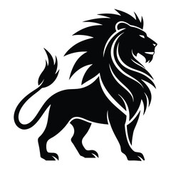 Royal Lion Head Vector Illustration Logo Icon