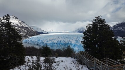 Los Glaciares National Park at El Calafate at Patagonia Argentina. Stunning landscape of iceberg in...