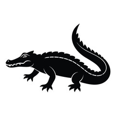 Vector Illustration of Crocodile Animal Design