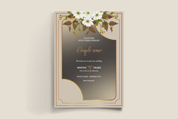 BRIDAL SHOWER FLORAL INVITATION TEMPLATE