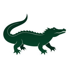Vector Illustration of a Crocodile Design