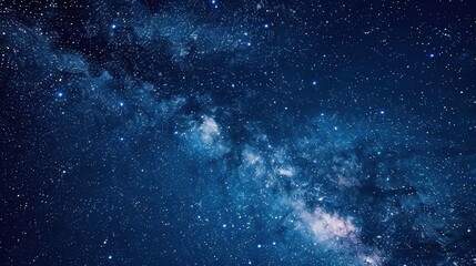 Obraz premium Starry Night Sky Pattern Background