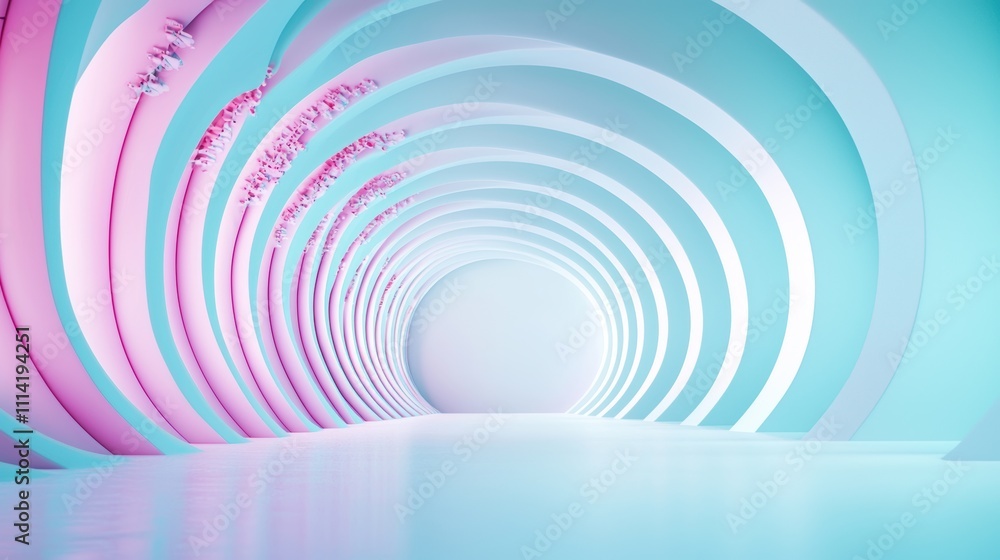 Poster train technology and innovation engineers working on the hyperloop propulsion system, showcasing the