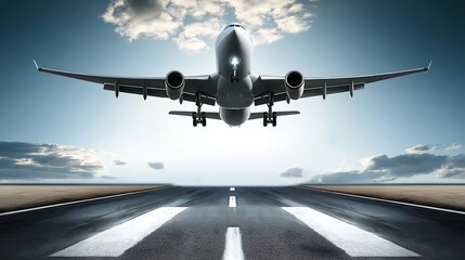 Aircraft ascending through the sky, symbolizing ambition and reaching new heights in personal and professional endeavors.