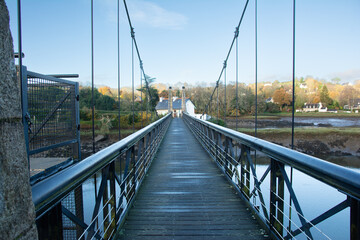 Obraz premium Paysage de campagne autour de Tréguier en Bretagne