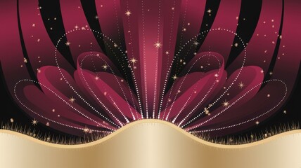 Vibrant Gold Pink Abstract Celebration Background Events