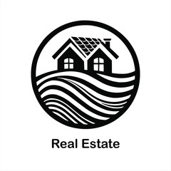 Real estate logo design concept  