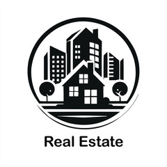 Real estate logo design concept  