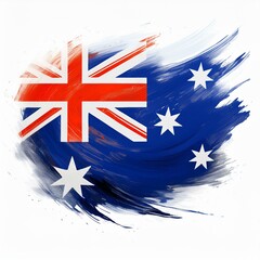 Australia Flag Transparent Background AI Image