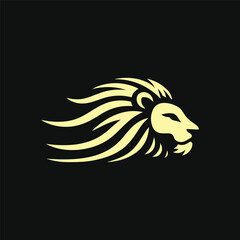 Fast lion logo
