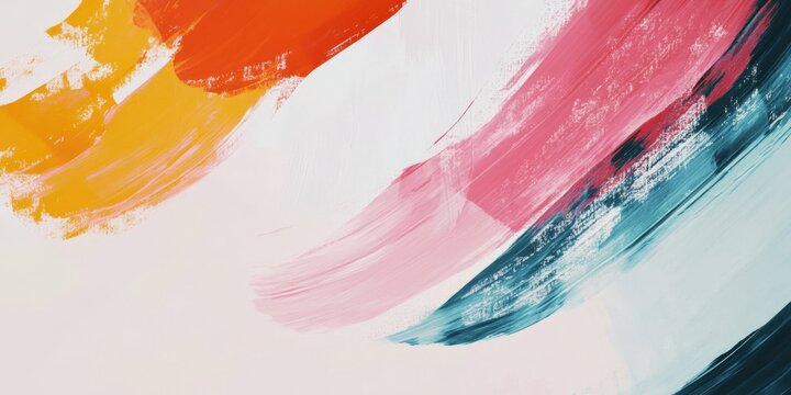 Abstract paint strokes in bright overlapping layers vivid tones creating a dynamic artistic vibe