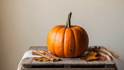 A favored autumn decoration and food pumpkin day.