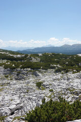 The view from Krippenstein mountain, Austria