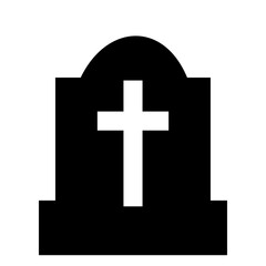 Horror Tombstone Silhouette