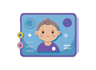 Colorful Avatar Illustration for Profile Recognition and ID Design