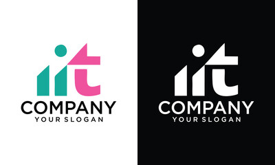 Creative Initials ITM Logo Template - Vector