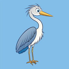 Obraz premium heron vector design