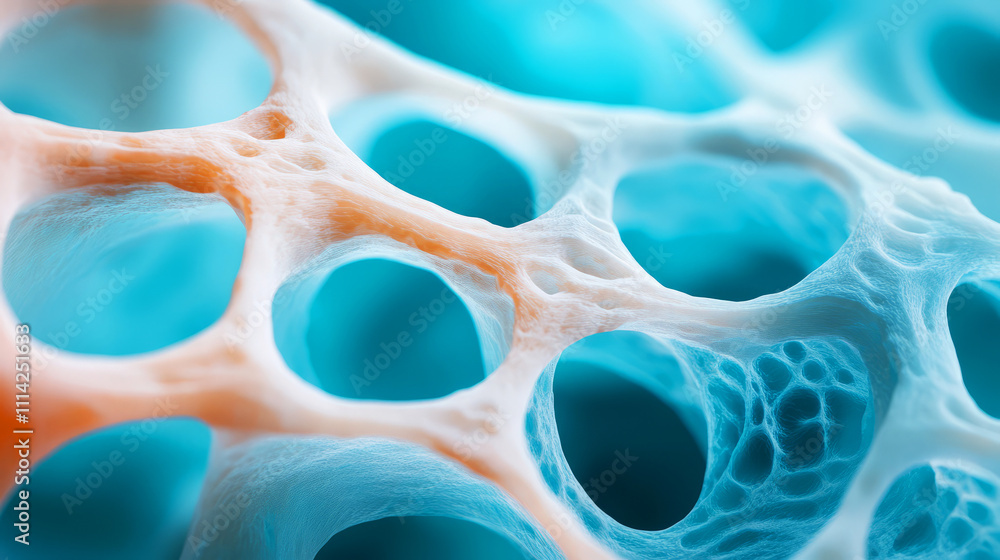 Leinwandbilder abstract close-up of colorful foam structure with intricate textures and patterns