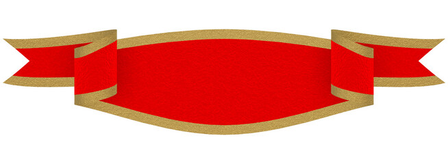 Ribbon with texture transparent background	