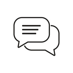 chat icon message icon glyph logo illustration, perfect for all project modern, style glyph