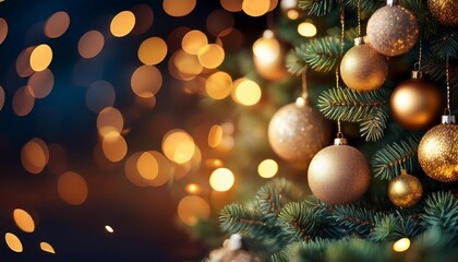 Obraz premium christmas backdrop joyous new year selective focus holiday with copy space image place for adding text or design