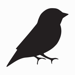 Flying birds silhouettes on white background. Vector illustration. isolated bird flying. tattoo design.
