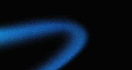 Amazing black blue gradient graphic banner with grainy noise for design
