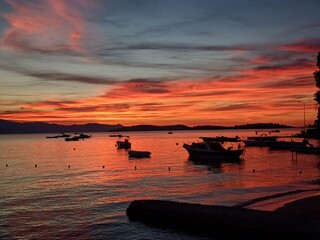 G&uuml;n batımı ışıkları
