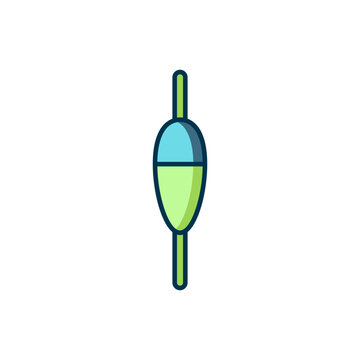 recommend clip art: Filled outline Fishing float icon isolated on white background. Fishing tackle. Flat filled outline style with shadow. Vector