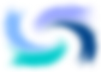 An abstract colorful transparent swirl shape spiral design element.