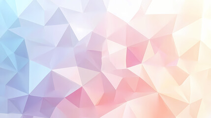 Obraz premium Abstract pastel triangle mosaic background with gradual color transitions. Mosaic. Illustration