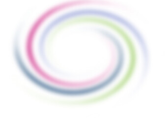 An abstract colorful transparent swirl shape spiral design element.