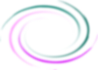 An abstract colorful transparent swirl shape spiral design element.
