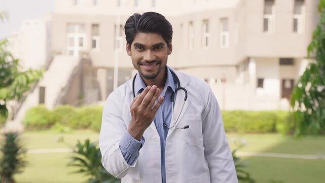 Indian Doctor Greeting Adab