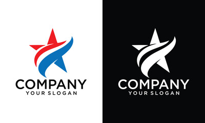 Creative Star logo designs template, Fast star logo Vector