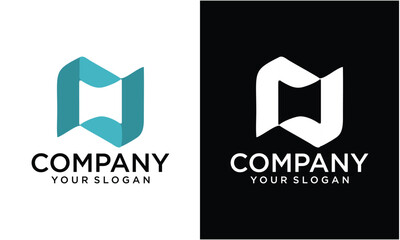 Creative RJ logo design vector sign template