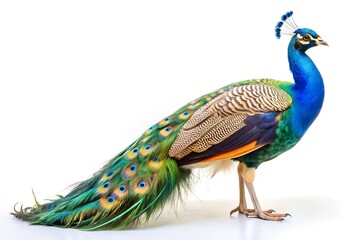 Fototapeta premium peacock with feathers