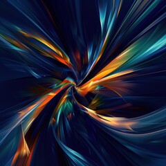 Colorful abstract swirl of light and motion