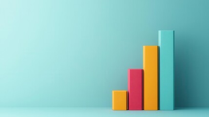 Bar graph showing retail sales growth over time, symbolizing trends in consumer spending behavior