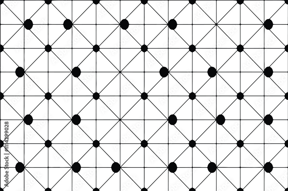 Poster geometric pattern, seamless pattern design