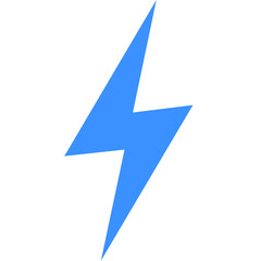 blue electrical symbol