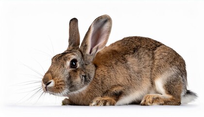 Fototapeta premium rabbit isolated on white background