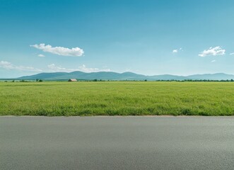 Serene Countryside Landscape with Rolling Hills