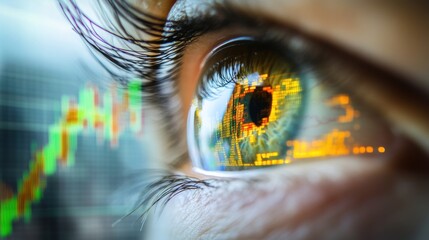 Market Vision: An Eye Reflecting Financial Data