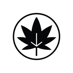 Premium Maple Leaf Vector Icon – AI-Generated Nature Clipart & Leaf Design Illustration.
