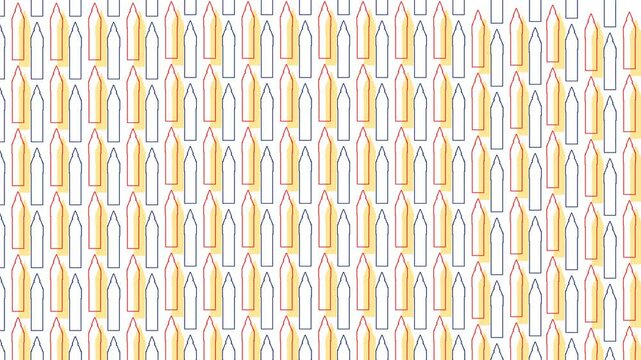 Big Ben pattern illustration England Travel Landmark line art and silhouette 